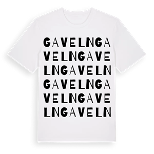 Gaveln ordlek t-shirt – ekologisk bomull t-shirt från Pinshirt