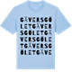 Blue Soul t-shirt med Gäversgölet ordlek t-shirt