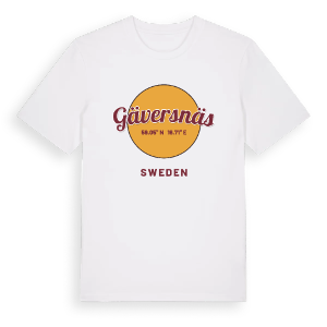 Gäversnäs cirkel t-shirt – ekologisk bomull t-shirt från Pinshirt