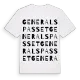 Generalspasset ordlek t-shirt