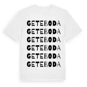 Geteboda ordlek t-shirt – ekologisk bomull t-shirt från Pinshirt