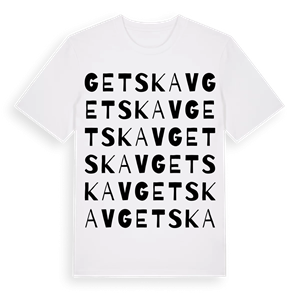 Getskav ordlek t-shirt – ekologisk bomull t-shirt från Pinshirt