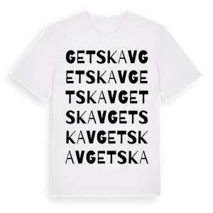 Getskav ordlek t-shirt – ekologisk bomull t-shirt från Pinshirt