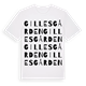 Gillesgården ordlek t-shirt