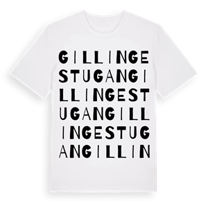 Gillingestugan ordlek t-shirt – ekologisk bomull t-shirt från Pinshirt