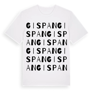 Gispan ordlek t-shirt – ekologisk bomull t-shirt från Pinshirt