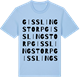 Blue Soul t-shirt med Gisslingstorp ordlek t-shirt
