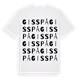 Gisspå ordlek t-shirt
