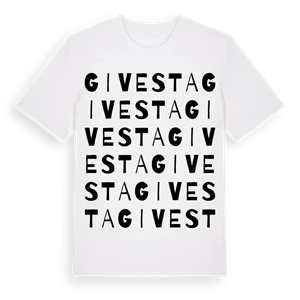 Givesta ordlek t-shirt – ekologisk bomull t-shirt från Pinshirt