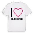 Jag älskar Gladdinge t-shirt stort tryck