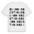 Gladdingestugan ordlek t-shirt