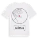 White t-shirt med Glömsta t-shirt