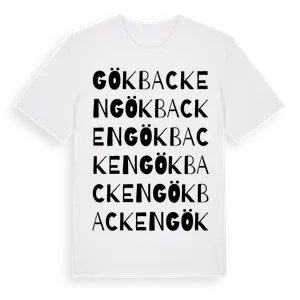 Gökbacken ordlek t-shirt – ekologisk bomull t-shirt från Pinshirt