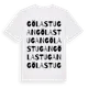 White t-shirt med Gölastugan ordlek t-shirt