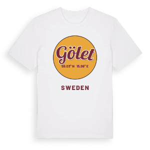 Gölet cirkel t-shirt – ekologisk bomull t-shirt från Pinshirt