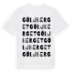 White t-shirt med Göljberget ordlek t-shirt