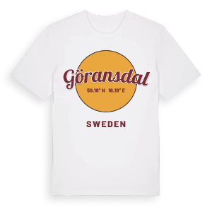 Göransdal cirkel t-shirt – ekologisk bomull t-shirt från Pinshirt