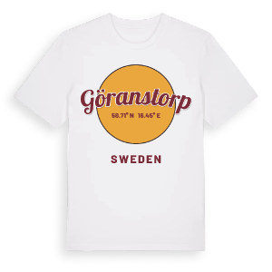 Göranstorp cirkel t-shirt – ekologisk bomull t-shirt från Pinshirt