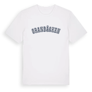 Granbäcken college t-shirt – ekologisk bomull t-shirt från Pinshirt