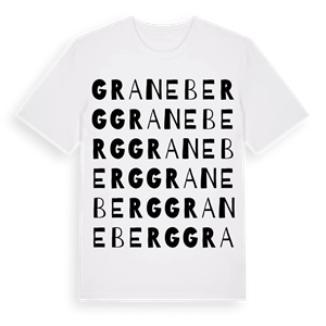 Graneberg ordlek t-shirt – ekologisk bomull t-shirt från Pinshirt