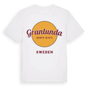 Granlunda cirkel t-shirt – ekologisk bomull t-shirt från Pinshirt