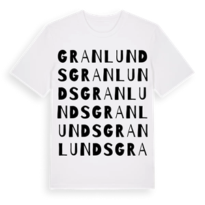 Granlunds ordlek t-shirt – ekologisk bomull t-shirt från Pinshirt