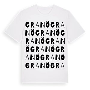 Granö ordlek t-shirt – ekologisk bomull t-shirt från Pinshirt