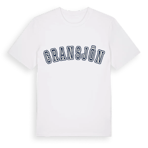 Gransjön college t-shirt – ekologisk bomull t-shirt från Pinshirt