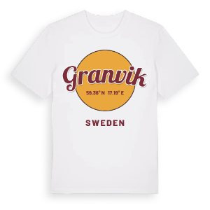 Granvik cirkel t-shirt – ekologisk bomull t-shirt från Pinshirt
