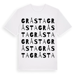 Gråsta ordlek t-shirt – ekologisk bomull t-shirt från Pinshirt