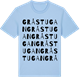Blue Soul t-shirt med Gråstugan ordlek t-shirt