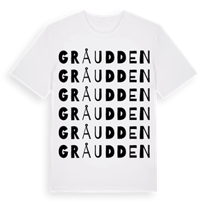 Gråudden ordlek t-shirt – ekologisk bomull t-shirt från Pinshirt