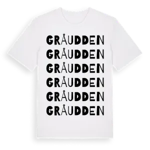 Gråudden ordlek t-shirt – ekologisk bomull t-shirt från Pinshirt