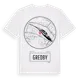White t-shirt med Gredby t-shirt