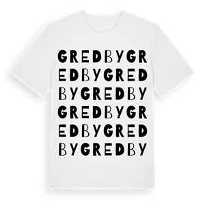 Gredby ordlek t-shirt – ekologisk bomull t-shirt från Pinshirt