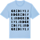 Blue Soul t-shirt med Gredbylund ordlek t-shirt
