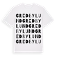 Gredbylund ordlek t-shirt