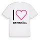 Jag älskar Grimshäll t-shirt stort tryck