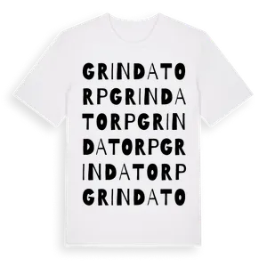 Grindatorp ordlek t-shirt – ekologisk bomull t-shirt från Pinshirt