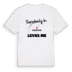 Någon i Grindstugan älskar mig t-shirt