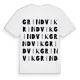 Grindvik ordlek t-shirt