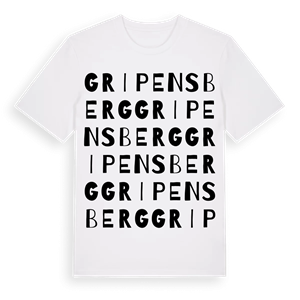 Gripensberg ordlek t-shirt – ekologisk bomull t-shirt från Pinshirt