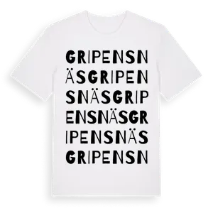 Gripensnäs ordlek t-shirt – ekologisk bomull t-shirt från Pinshirt
