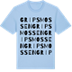 Blue Soul t-shirt med Gripsmossen ordlek t-shirt
