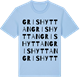 Blue Soul t-shirt med Grishyttan ordlek t-shirt