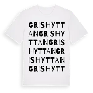 Grishyttan ordlek t-shirt – ekologisk bomull t-shirt från Pinshirt