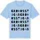 Blue Soul t-shirt med Gromosstugan ordlek t-shirt