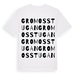 Gromosstugan ordlek t-shirt – ekologisk bomull t-shirt från Pinshirt