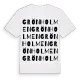 Grönholmen ordlek t-shirt