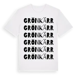Grönkärr ordlek t-shirt – ekologisk bomull t-shirt från Pinshirt